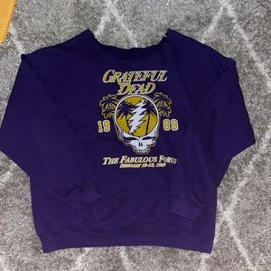 Grateful dead oversized crewneck